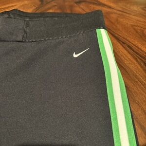 Nike Pants Womens Medium Black Dri Fit Mid Rise Leggings Stretch Running Jogging